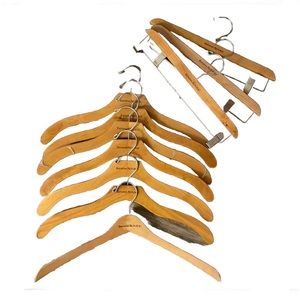 10 Banana Republic Wood Hangers